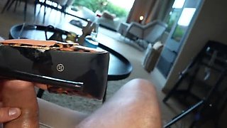 Blonde MILF Bubblegumtoes Gives Intense 4K Footjob & Heeljob With Long Toenails