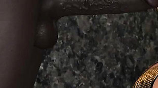He Walked in! Hiding Under the Kitchen Counter for a Sneaky BBC Quickie(ntr Close Call)- Blacked House-#1-mandystarrx-porngame4u