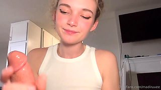 MadiRuves Deepthroat Cumshot Riding in POV Hardcore