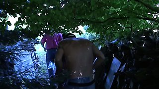 french Forest threesome with Papy fucking doll