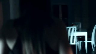 Party goer TS lets stepbro bareback her ass to keep silent