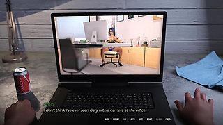 In Security the Hot Wife Can't Keep Her Legs Closed While at Work - Episode 25
