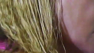 Sex Toy Blowjob and Dildo Fucking with Anal Play in the Shower in a Wet Tshirt
