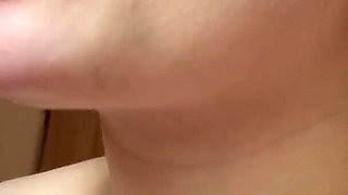 A Giantess Stepmom Traps Her Tiny Ex-husband in a Trap Made of Chewing Gum; She Chews, Blows Bubbles,