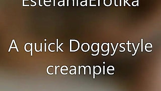 Almost Ripped off the Balls While Fucking. MILF Banged From Behind, She Has a Firm Grip on His Balls.
