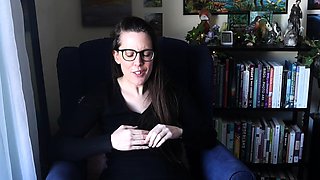 Cute curly brunette solo webcam masturbation