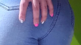 Amateur striptease and Solo masturbation