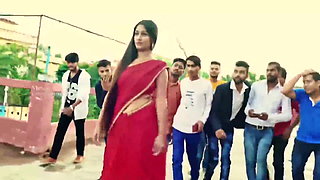 Teacher in Red Hot Saree