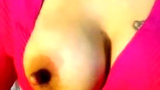 It is really hot to watch woman lactating milk from her