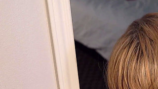 Peeking Roommate Wet Fantasy Fuck with Captions
