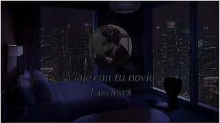 Car Toon In Coges Con Tu Novio En Noche De Viaje - Asmr Audio Roleplay