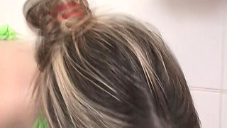 Busty Blondes Smear Thick Cream All Over Each Other