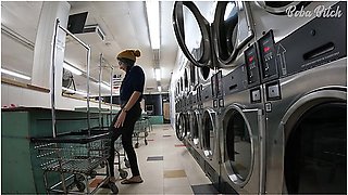 I Locked My Clothes In The Dryer At A Public Laundromat Enf Public Masturbation And Squirt