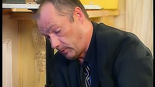 Classic porn with lovely maids licking each other