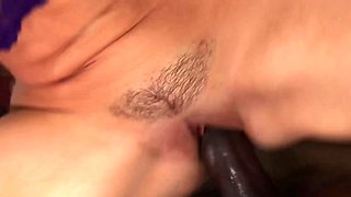 Curvy cougar actively copulates with excited Ebony stud