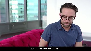 Petite Teen Gets Pounded After School With Athena Faris