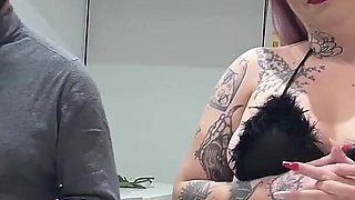 Super-tattooed Latina a Spanish Stud, Angie Babydoll, Busty Amateur on Pepeporn