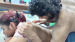 Thigh kiss with steamy romance