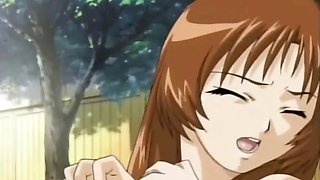 Nasty hentai girl seduces her friend