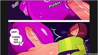 Deltarune - Big Ass Susie Fucks Kris In His Own House - Car Toon
