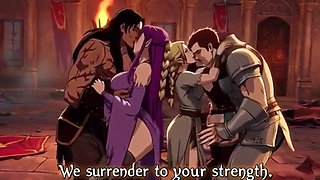 After an epic fantasy battle victors claim their spoils