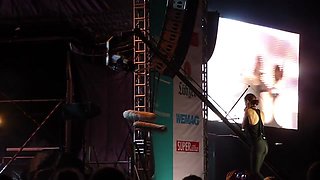 Lena meyer-landrut sperm in nose cameltoe pussy ass on stage