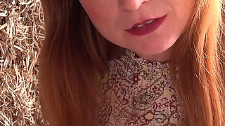 AuntJudysXXX - Horny MILF Housewife Lily Sucks Your Cock in the Barn