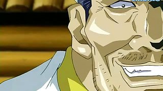 Hentai college babe sucks her teacher\'s prick in the middle