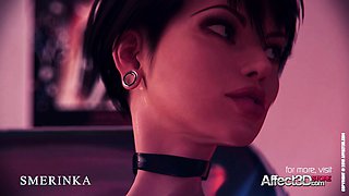 Scifi futa girls animation with toys