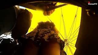 Street voyeur finds a sexy European babe with a lovely ass