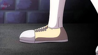 Leon from Resident Evil Cartoon Fucks Asian Cosplay Babe Creampie