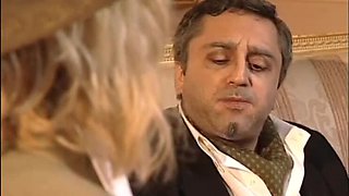 Mafia Boss Fucks Secretary in Hot Threesome - Big Cock Cum in Mouth