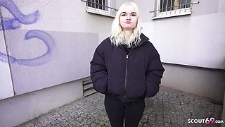 First Time Casting: Tiny Swiss Teen Lilly Lovemoon Gets Picked Up for Hardcore Sex