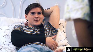 Hentai Stepmom Milf August Skye Performs Titty Fuck Handjob to Nurse Injured Stepson Back to