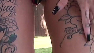 Tattooed Lily Lane Nailed by Chris Strokes