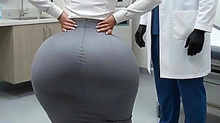 Petite Big Ass Secretary Teasing in Tight Office Outfit