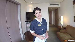POV video of maid Pamela Silva getting pounded hard