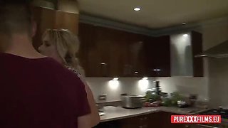 Stepmom Brittany Bardot gets fucked hard by horny stepson Juan Lucho