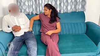 Sexy Komal Indian Office Salesman Fucks Madam Big Ass Pussy Eating HD