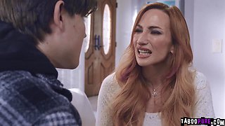 Redhead MILF Fucked Hard by Neighbor