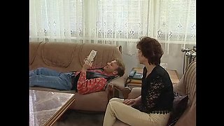 Hungry mature brunette takes cock in every position and gets a cumshot