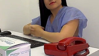 Horny Doctor Fucks Her Patient in the Hospital... in the Middle of a Doctor's Appointment