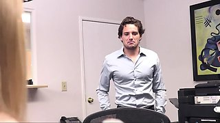 She Will Cheat - Busty MILF Boss Fucks New Employee