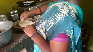 Indian Kerala Housewife Sex with Cooking Kitchen Room
