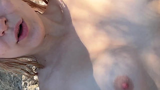 Naughty Girl on the Beach. What Do You Think Will Happen Next?