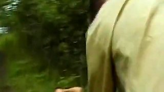 Tatted Blonde German Milf Babe Gets Fucked Outdoors By Huge Cock With Jorg Jj