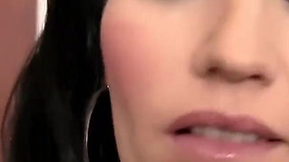 An amazing brunette babe enjoys getting fucked in her asshole