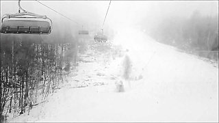 A Ski Day That Changes Quickly