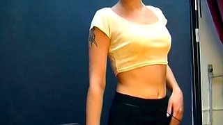 Short Haired German Teen Got Big Load on Her Cute Face
