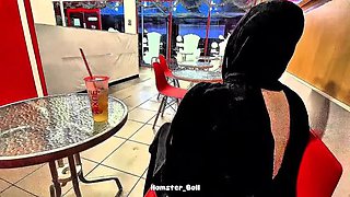 Skinny 18+ Hijab Stranger From Ice Cream Shop Gets Fucked Hard